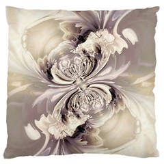 Fractal Feathers Standard Flano Cushion Case (two Sides) by MRNStudios