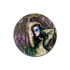 My Mucha Moment Rubber Coaster (round) by MRNStudios