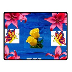 Backgrounderaser 20220425 173842383 Double Sided Fleece Blanket (small) 