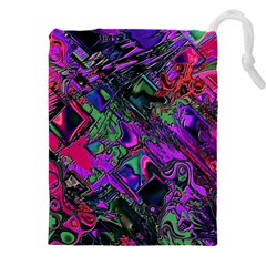 Neon Aquarium Drawstring Pouch (4xl) by MRNStudios