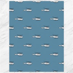 Cartoon Sketchy Helicopter Drawing Motif Pattern Canvas 12  X 16  by dflcprintsclothing