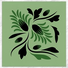 Folk Flowers Floral Art Print Flowers Abstract Art  Canvas 12  X 12  by Eskimos