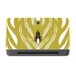 Folk flowers print Floral pattern Ethnic art Memory Card Reader with CF Front