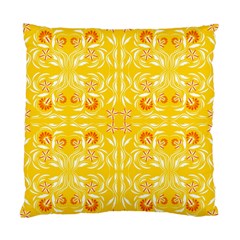 Folk Flowers Print Floral Pattern Ethnic Art Standard Cushion Case (one Side) by Eskimos