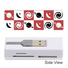 Space Pattern Colour Memory Card Reader (stick) by Jancukart