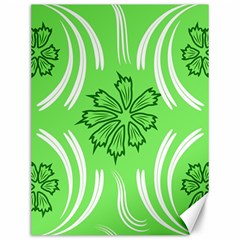 Folk Flowers Print Floral Pattern Ethnic Art Canvas 12  X 16  by Eskimos
