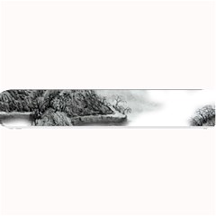 Ink-wash-painting-mountain-rolling-mountains Small Bar Mats by Jancukart