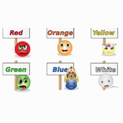 Graphic-smiley-color-diagram Cosmetic Bag (small) by Jancukart