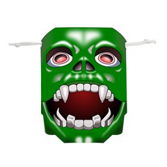 Monster-mask-alien-horror-devil Lightweight Drawstring Pouch (m) by Jancukart