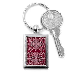 Abstract Pattern Geometric Backgrounds  Key Chain (rectangle) by Eskimos