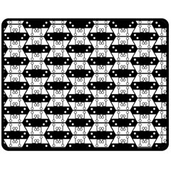 Hackers Town Void Mantis Hexagon Agender Rumpus Parable Pride Flag Double Sided Fleece Blanket (medium) 