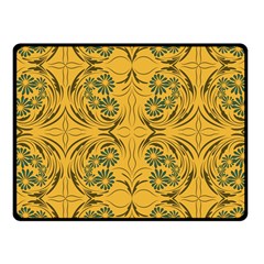 Folk Flowers Print Floral Pattern Ethnic Art Fleece Blanket (small) by Eskimos