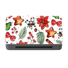 Pngtree-watercolor-christmas-pattern-background Memory Card Reader With Cf by nate14shop