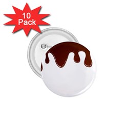 Chocolate 1 75  Buttons (10 Pack) by nate14shop