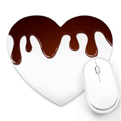 Chocolate Heart Mousepads by nate14shop