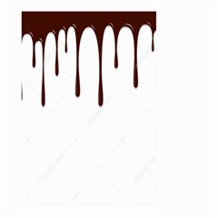 Illustration-chocolate-dropping-chocolate-background-vector Large Garden Flag (two Sides) by nate14shop