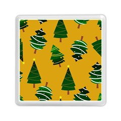 Christmas Tree,yellow Memory Card Reader (square) by nate14shop