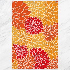 Background Colorful Floral Canvas 12  X 18  by artworkshop