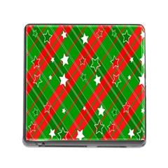 Background-green Red Star Memory Card Reader (square 5 Slot)
