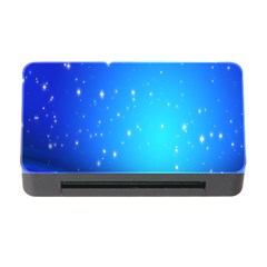 Background-blue Star Memory Card Reader With Cf
