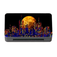 Skyline Frankfurt Abstract Moon Memory Card Reader With Cf by Jancukart