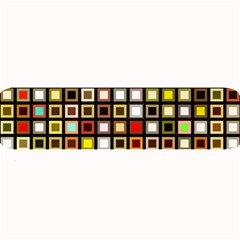 Squares-colorful-texture-modern-art Large Bar Mats by Jancukart