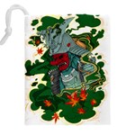 Armor Japan Maple Leaves Samurai Drawstring Pouch (4XL) Back