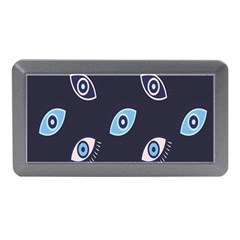 Eyes Evil Eye Blue Pattern Memory Card Reader (mini) by artworkshop