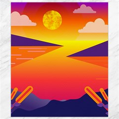 Sunset Lake Forest Hills Camp Canvas 8  X 10  by Wegoenart