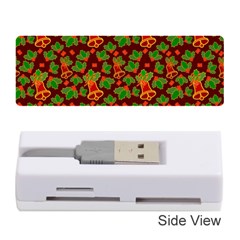 Illustration Christmas Xmas Pattern Memory Card Reader (stick) by Wegoenart
