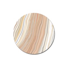 Marble Texture Marble Painting Magnet 3  (round)