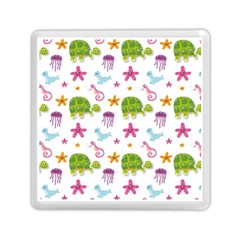 Turtles Animals Sea Life Memory Card Reader (square) by Amaryn4rt