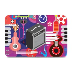 Music Abstract Background Energy Plate Mats by danenraven