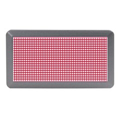 Red Gingham Check Memory Card Reader (mini) by artworkshop