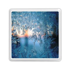 Frost Winter Morning Snow Memory Card Reader (square) by artworkshop