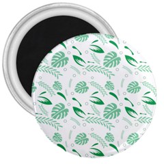 Green Nature Leaves Draw    3  Magnet by ConteMonfreyShop