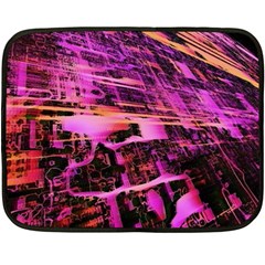 Mirror Fractal Fleece Blanket (mini) by Sparkle