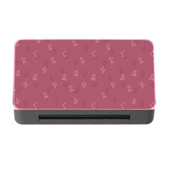Background-flower Pattern Memory Card Reader With Cf