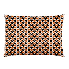 Halloween Plaids Arrow Pillow Case (two Sides) by ConteMonfrey