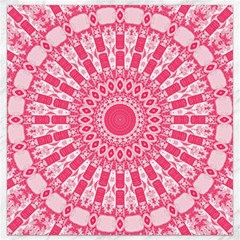 Mandala Pink Abstract Canvas 16  X 16 