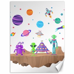 Alien Ufo Star Universe Star Vector Image Canvas 36  X 48 