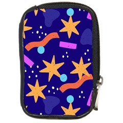 Star Abstract Pattern Wallpaper Compact Camera Leather Case by Wegoenart