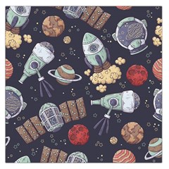 Hand-drawn-pattern-space-elements-collection Square Satin Scarf (36  X 36 )
