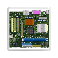 Illustration Motherboard Pc Computer Memory Card Reader (square) by danenraven