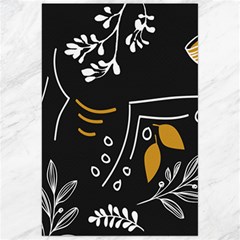 Leaves Coffee Digital Paper Cup Canvas 24  X 36  by Wegoenart