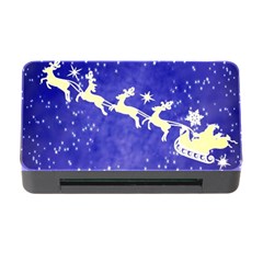 Santa-claus-with-reindeer Memory Card Reader With Cf