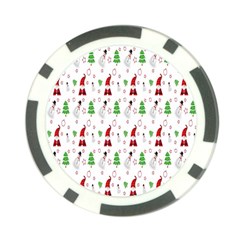 Santa-claus Poker Chip Card Guard (10 Pack)