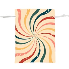 Swirl Star Pattern Texture Vintahe Classic Old  Lightweight Drawstring Pouch (xl) by Ravend