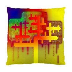 Code Binary System Standard Cushion Case (two Sides) by Wegoenart