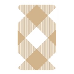 Clean Brown White Plaids Memory Card Reader (rectangular) by ConteMonfrey